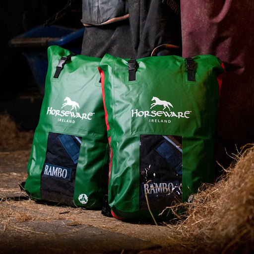 Rambo Original, 400g Heavy, Green/Red - Jeffers - Horse Supplies > Horse Blankets & Sheets