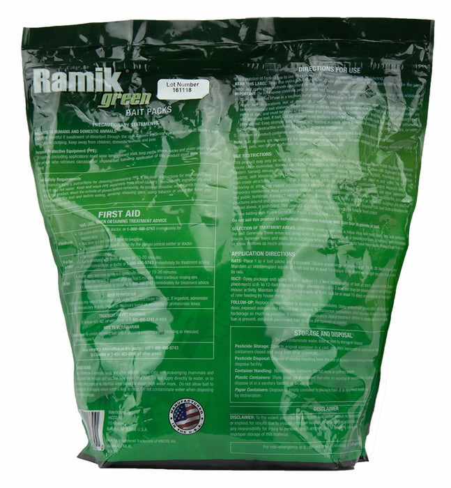 Ramik Green 4 oz Bait Packs - Jeffers - Farm & Ranch Supplies > Pest Control