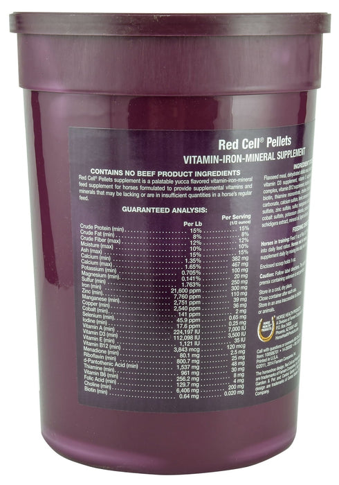 Red Cell Pellets, 4 lb - Jeffers - Animal Health & Wellness > Vitamins & Supplements