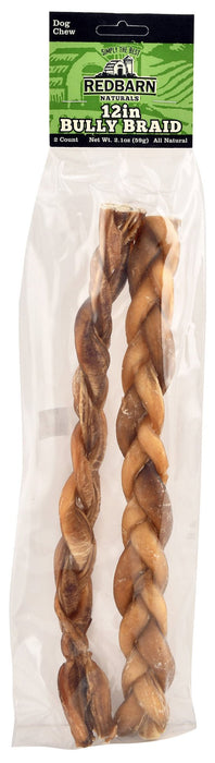 Redbarn 12' Braided Bully Sticks - Jeffers - Dog Supplies > Dog Treats > Bully Sticks