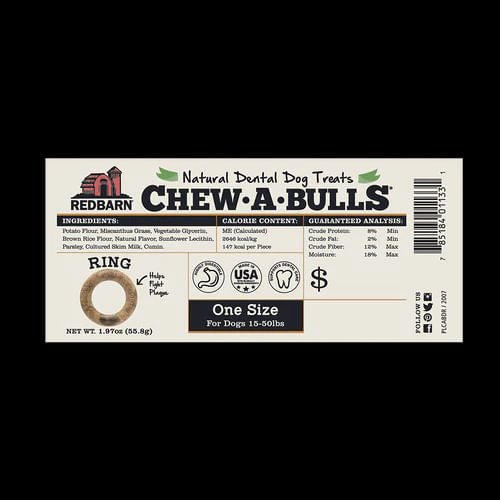 Redbarn Chew - A - Bulls, Dental Ring - Jeffers - Animal Health & Wellness > Oral Care