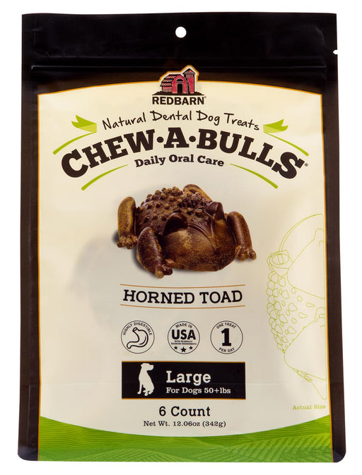 RedBarn Horned Toad Chew - A - Bulls Daily Oral Care Multi - Pack for Dogs - Jeffers - Dog Supplies > Dog Treats