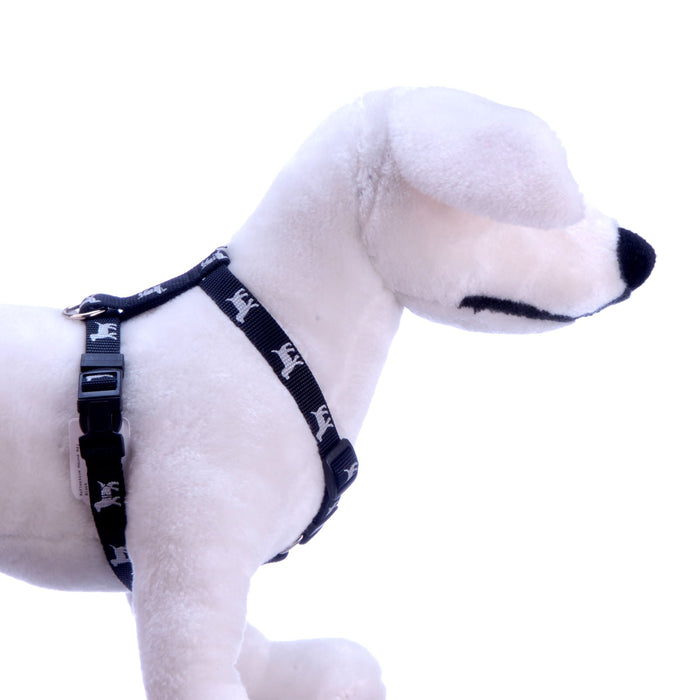 Reflective Hound Series Harness, 3/4' x 20' - 28' - Jeffers - Dog Supplies > Dog Apparel > Dog Collars, Harnesses, & Leashes