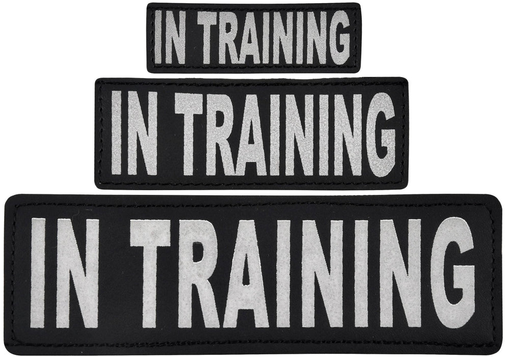 Reflective 'In Training' Patches, Set of 2 - Jeffers - Dog Supplies > Dog Apparel > Service Dog Supplies