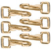 Rein Spring Snap with Flat Fixed Eye, Solid Brass - Jeffers - Horse Supplies > Horse Tack > Reins