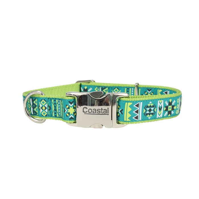 Ribbon Adjustable Dog Collar with Metal Buckle - Jeffers - Dog Supplies > Dog Apparel > Dog Collars, Harnesses, & Leashes