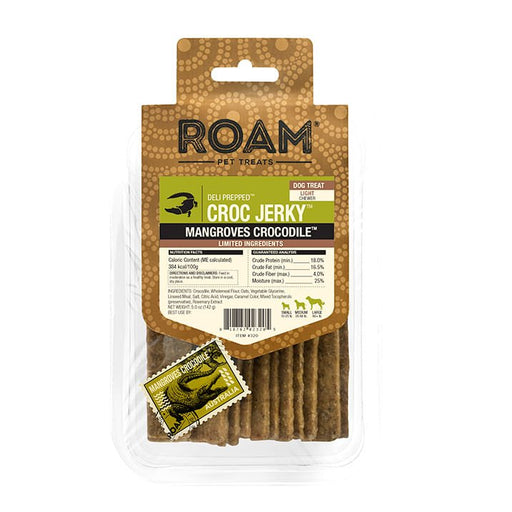 Roam Dog Treats Croc Jerky - Jeffers - Dog Supplies > Dog Treats > Jerky & Sausages