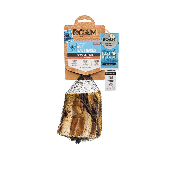 Roam Dog Treats Ossy Baby Backs 2pk, 1/4 Rack - Jeffers - Dog Supplies > Dog Treats