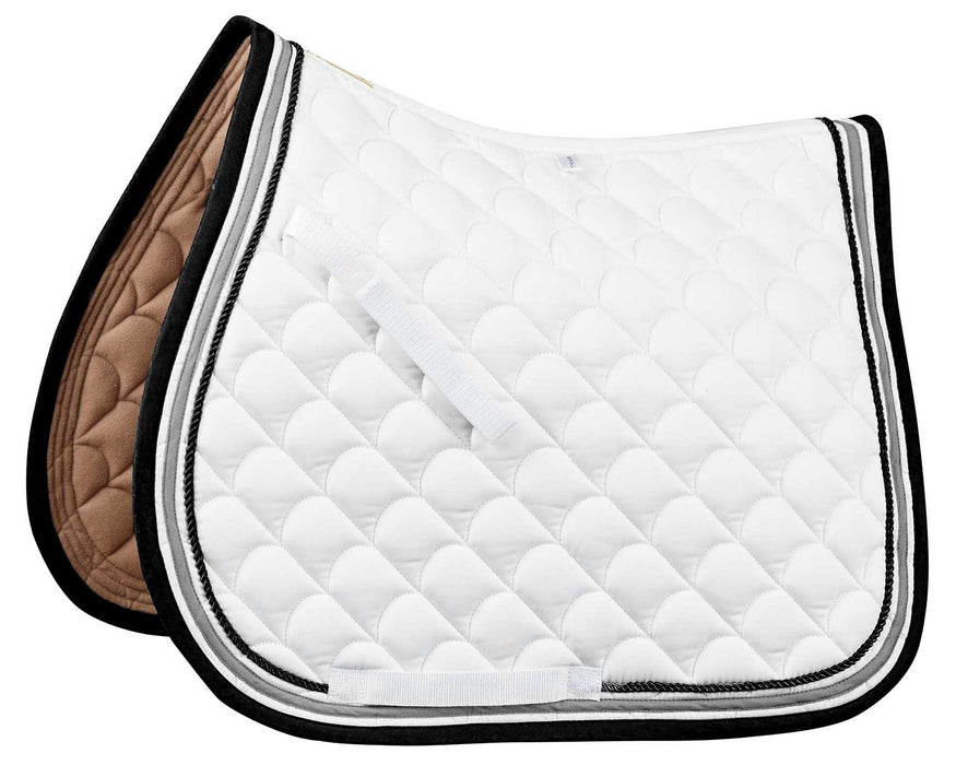 Roma All - Purpose Crescent English Saddle Pad - Jeffers - Horse Supplies > Horse Tack > Saddle Pads & Blankets