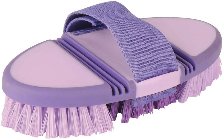 Roma Soft Grip Flex Body Brush - Jeffers - Horse Supplies > Horse Grooming