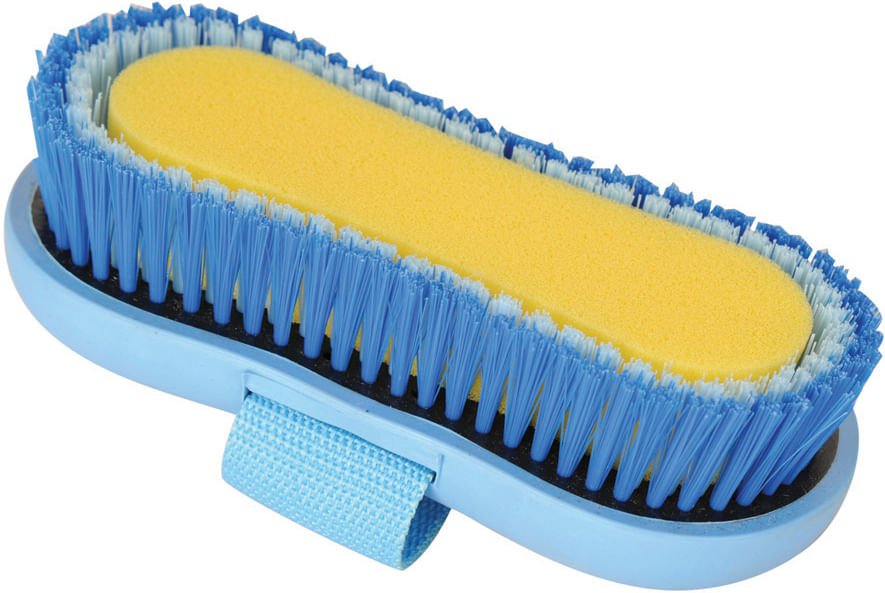 Roma Soft Grip Sponge Brush - Jeffers - Horse Supplies > Horse Grooming