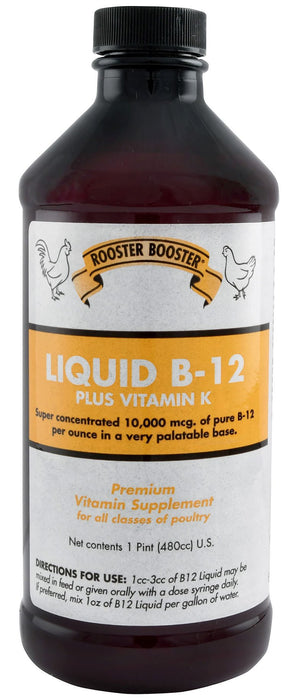 Rooster Booster Liquid B - 12 - Jeffers - Animal Health & Wellness > Vitamins & Supplements