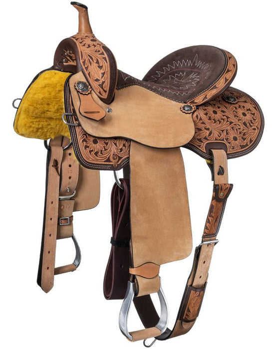 Royal King Light Oil Hawley Barrel Saddle Package - Jeffers - Horse Supplies > Horse Tack > Saddles