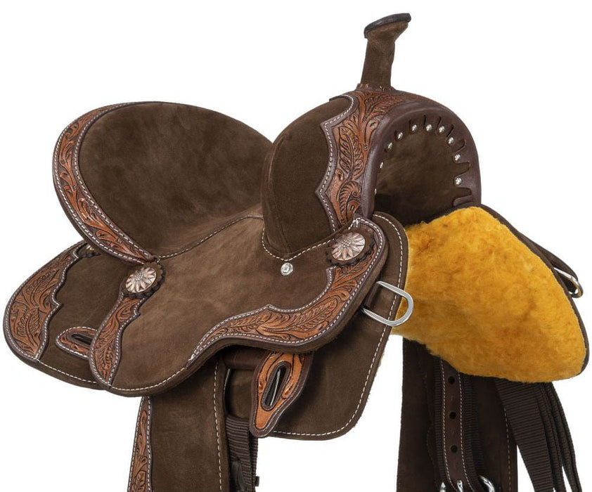 Royal King Youth Laramie Saddle, Brown - Jeffers - Horse Supplies > Horse Tack > Saddles