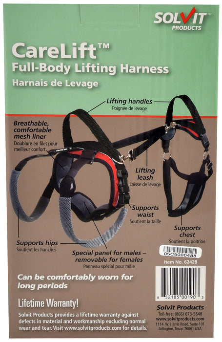 PetSafe Solvit CareLift Lifting Aid, Full Body - Jeffers - Dog Supplies > Dog Apparel > Dog Collars, Harnesses, & Leashes