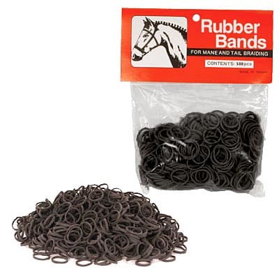 Rubber Braiding Bands for Horse Mane & Tail Braiding (pack of 500) - Jeffers - Horse Supplies > Horse Grooming