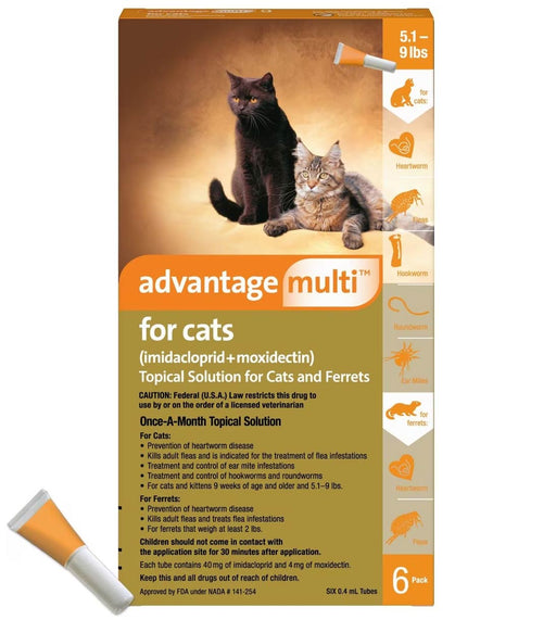 Rx Advantage Multi for Cats - Jeffers - Animal Health & Wellness > Flea & Tick Control