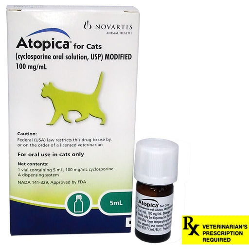 Rx Atopica for Cats Oral Solution - Jeffers - Animal Health & Wellness > Medicine