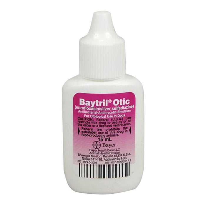 Rx Baytril Otic, 15 ml - Jeffers - Animal Health & Wellness > Medicine