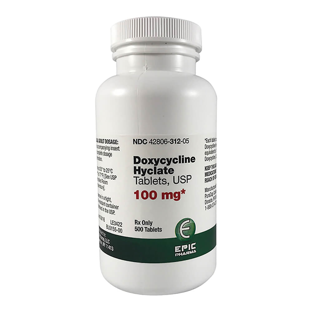 Rx Doxycycline Hyclate Tablets - Jeffers - Animal Health & Wellness > Medicine