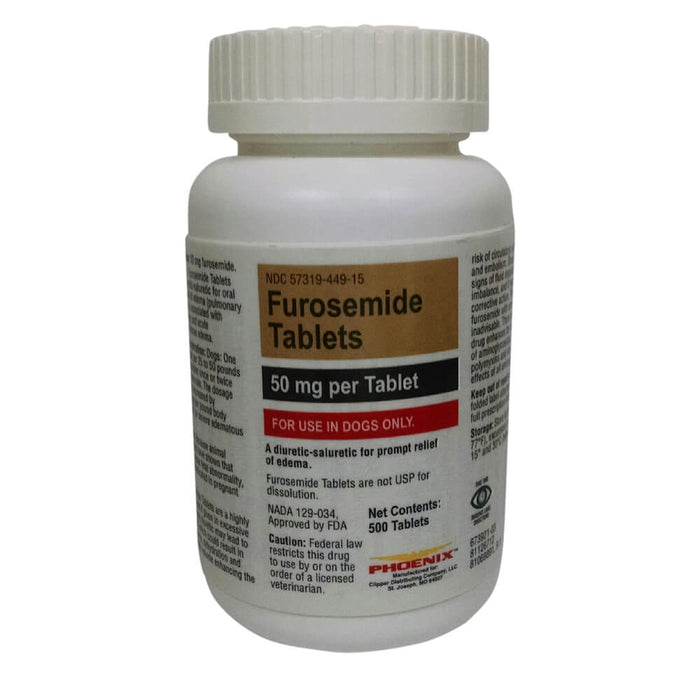 Rx Furosemide Tablets - Jeffers - Animal Health & Wellness > Medicine