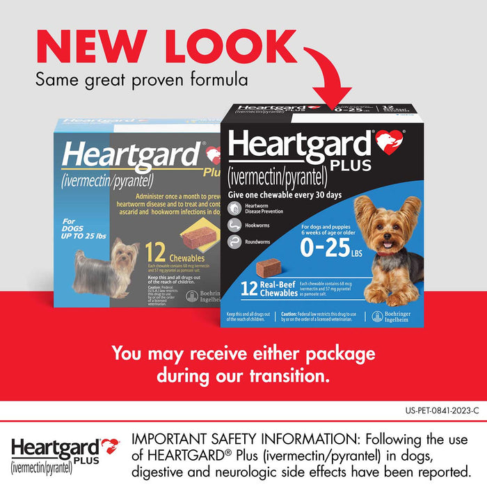 Rx Heartgard Plus, 12 Chews - Jeffers - Animal Health & Wellness > Medicine