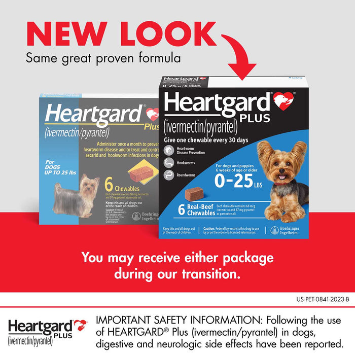 Rx Heartgard Plus for Dogs, 6 Chews - Jeffers - Animal Health & Wellness > Medicine