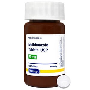 Rx Methimazole Tablets - Jeffers - Animal Health & Wellness > Medicine