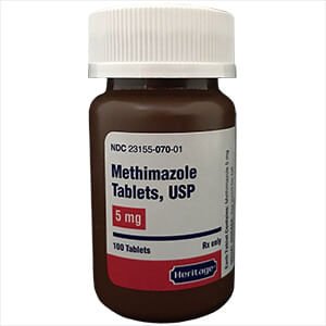 Rx Methimazole Tablets - Jeffers - Animal Health & Wellness > Medicine