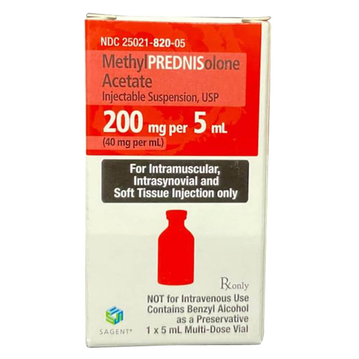 Rx Methylprednisolone 40mg/ml x 5ml vial - Jeffers - Animal Health & Wellness > Medicine