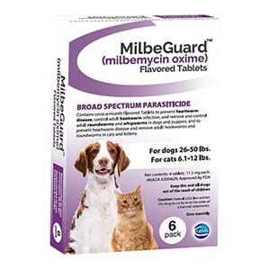 Rx Milbeguard, 6 Flavor Tablets - Jeffers - Animal Health & Wellness > Medicine