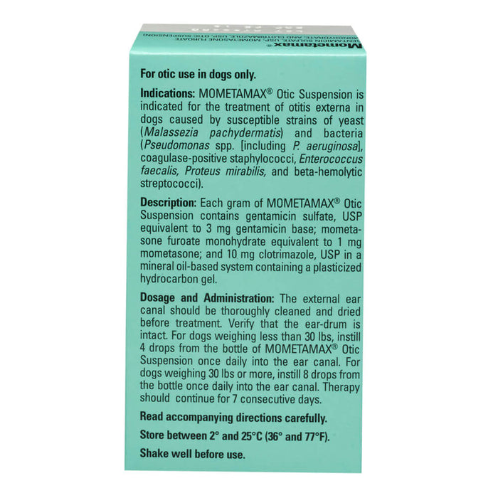 Rx Mometamax Otic Suspension - Jeffers - Animal Health & Wellness > Ear Care