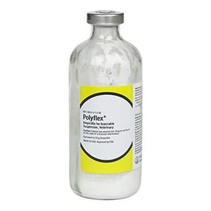 Rx Polyflex Injection, 25 gm x 200 mL - Jeffers - Animal Health & Wellness > Breathing & Respiratory