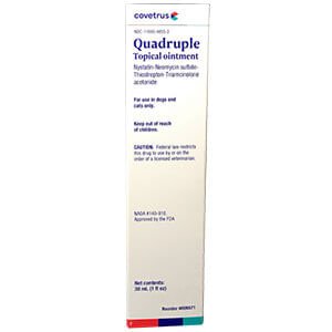 Rx Quadritrop/Quadruple Topical Ointment, 30 ml - Jeffers - Animal Health & Wellness > Medicine