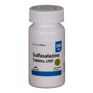 Rx Sulfasalazine 500 mg Tablets - Jeffers - Animal Health & Wellness > Medicine