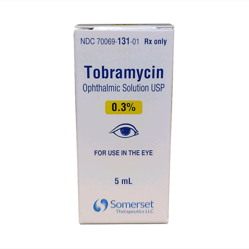 Rx Tobramycin Opth Solution 0.3%, 5ml bottle - Jeffers - Animal Health & Wellness > Medicine