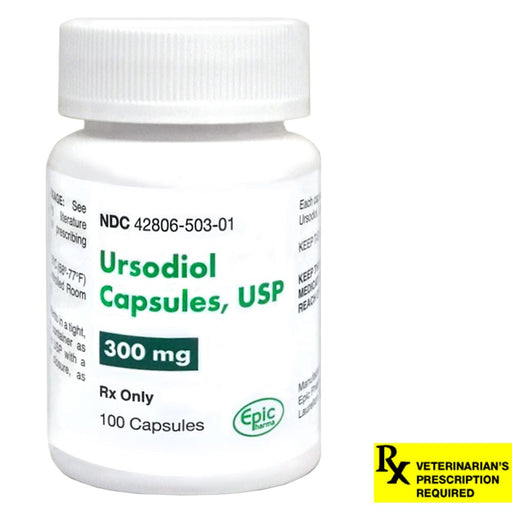 Rx Ursodiol, 300 mg Capsule - Jeffers - Animal Health & Wellness > Medicine