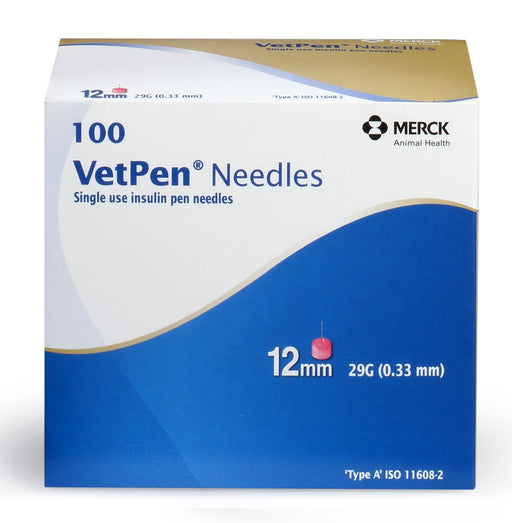 Rx Vetsulin VetPen Needle, 12 mm, 100 ct - Jeffers - Animal Health & Wellness > Medical Supplies