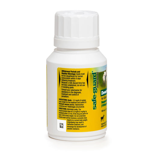 Safe - Guard Goat Dewormer (10% Suspension), 125 mL - Jeffers - Animal Health & Wellness > Medicine