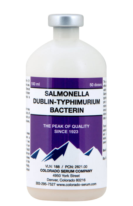 Salmonella Dublin - Typhimurium Bacterin - Jeffers - Animal Health & Wellness > Vaccines