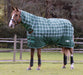 Saxon Defiant 1200D Combo Neck Medium Weight Horse Turnout, Hunter Green Plaid - Jeffers - Horse Supplies > Horse Blankets & Sheets