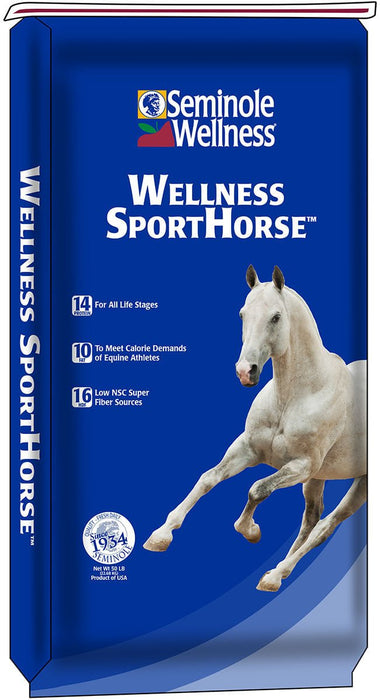 Seminole Wellness SportHorse, 50 lb - Jeffers - Horse Supplies > Horse Feed