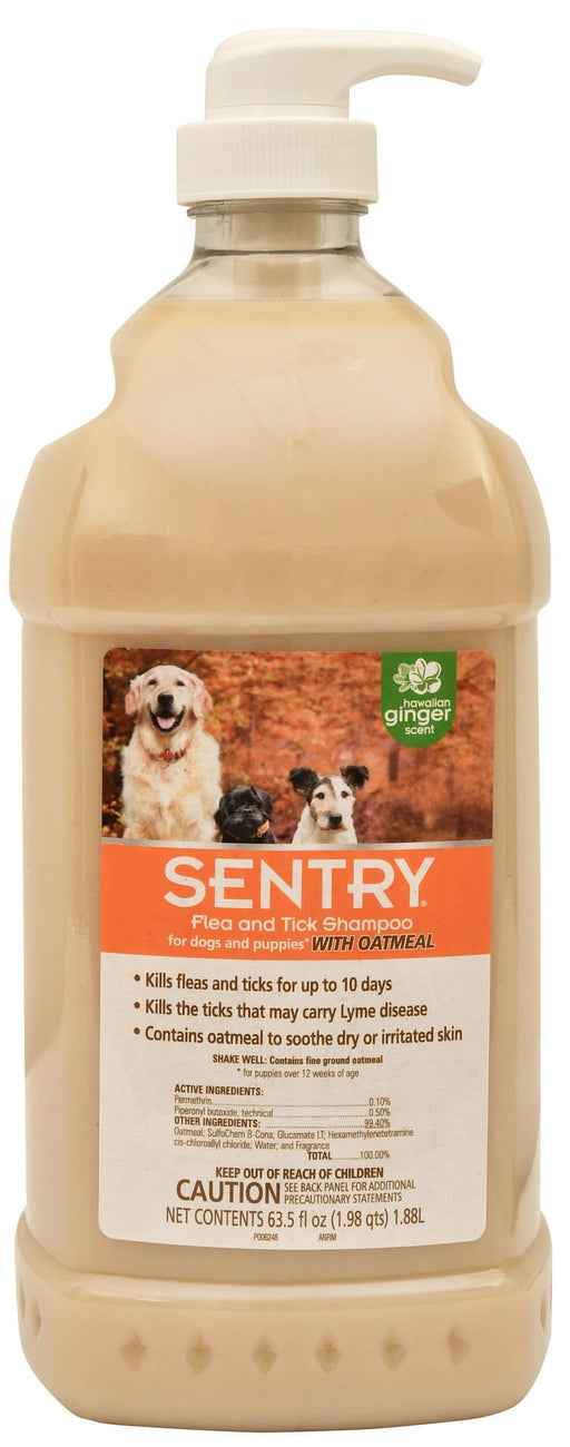 Sentry Flea & Tick Shampoo for Dogs & Puppies (64 oz) - Jeffers - Animal Health & Wellness > Flea & Tick Control