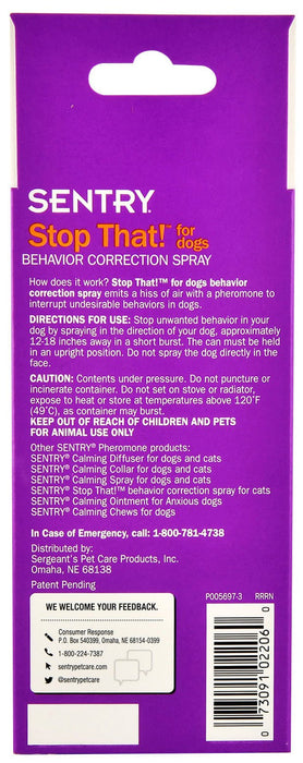 SENTRY Stop That! 1 oz - Jeffers - Animal & Pet Supplies > Pet Training Aids