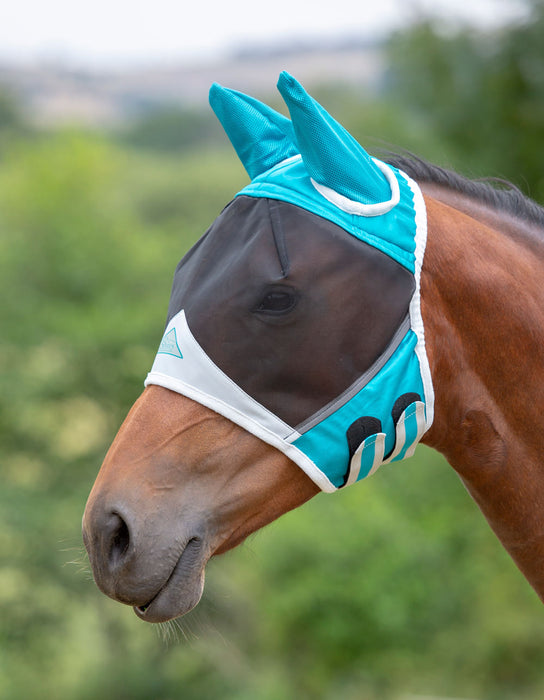 Shires Fine Mesh Horse Fly Mask with Ears