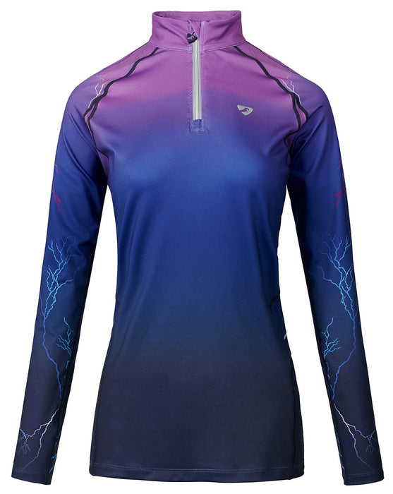 Aubrion Hyde Park UV Protection Top - Purple Lightning Medium 