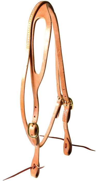 Shaped Ear Headstall with Throat Latch - Jeffers - Horse Supplies > Horse Tack > Bridles & Headstalls