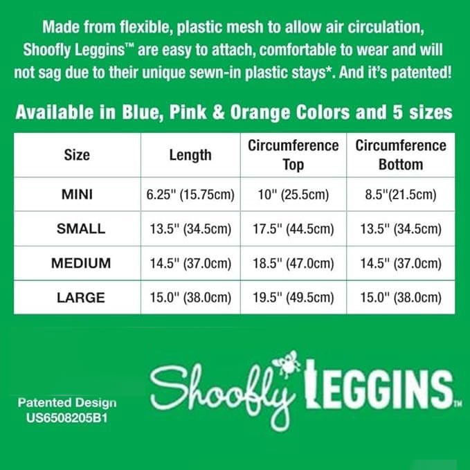 ShooFly Leggins for Medium Horse, 4 - pack - Jeffers - Horse Supplies > Horse Boots & Leg Wraps