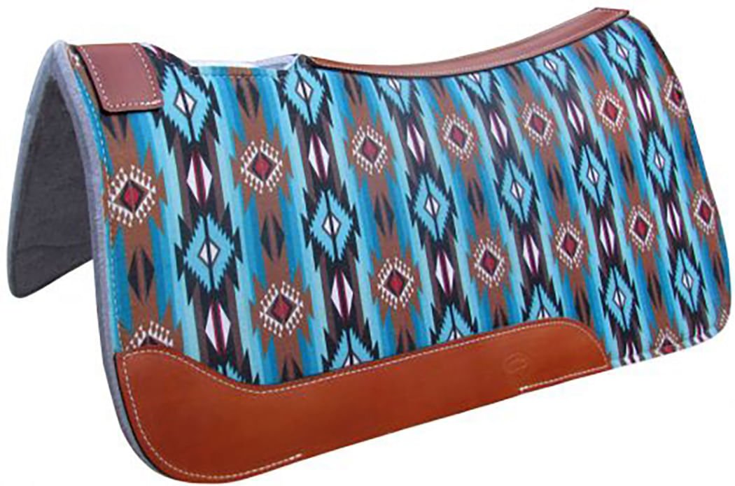 Showman 'Aztec' Felt Saddle Pad, 31'x32' - Jeffers - Horse Supplies > Horse Tack > Saddle Pads & Blankets