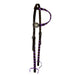 Showman Buckstitch One Ear Headstall - Jeffers - Horse Supplies > Horse Tack > Bridles & Headstalls